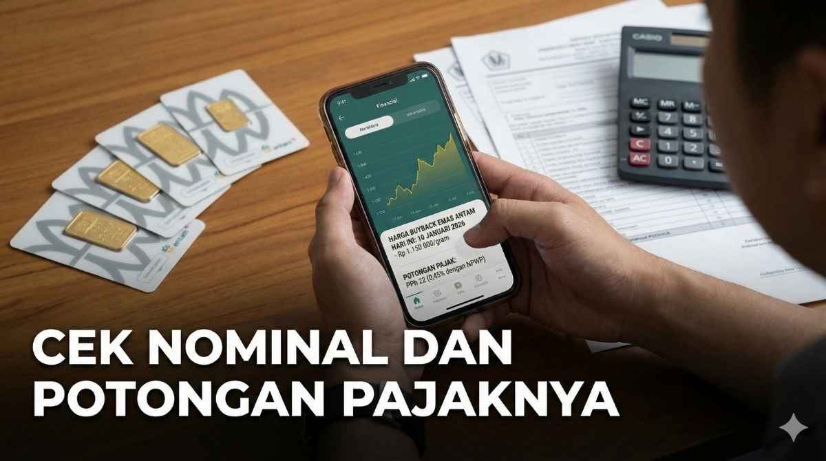 Emas, Cara Hitung Pajak dan Biaya Tambahan Saat Beli dan Jual (Update 2026)