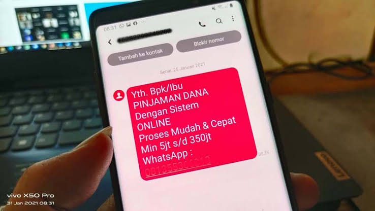 Waspada Penawaran Pinjol Lewat SMS dan WA, Modus Penipuan yang Masih Mengintai