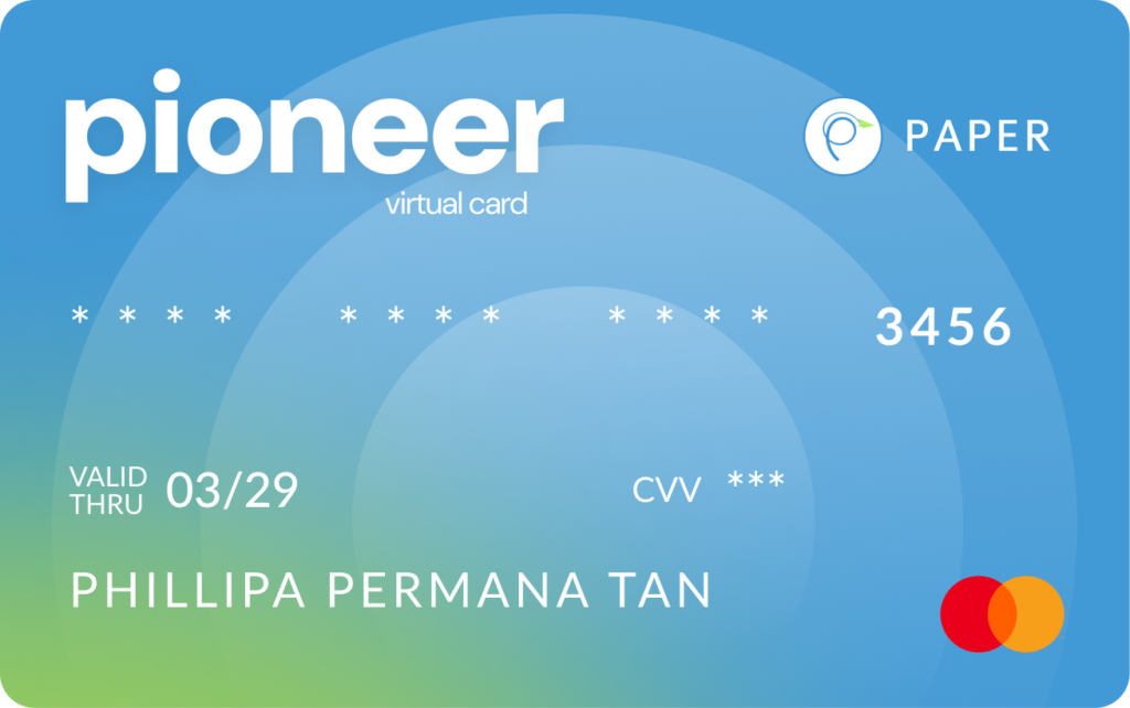Paper Pioneer Card (VCC), Solusi Kartu Kredit Virtual untuk Pebisnis Pemula